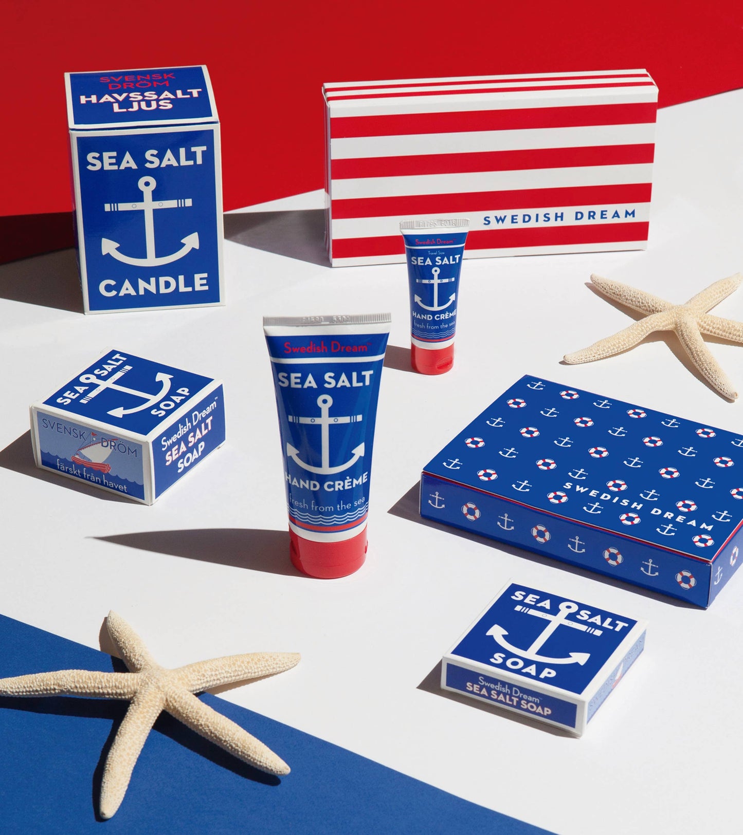 Swedish Dream Sea Salt Soap and Hand Cream Gift Box