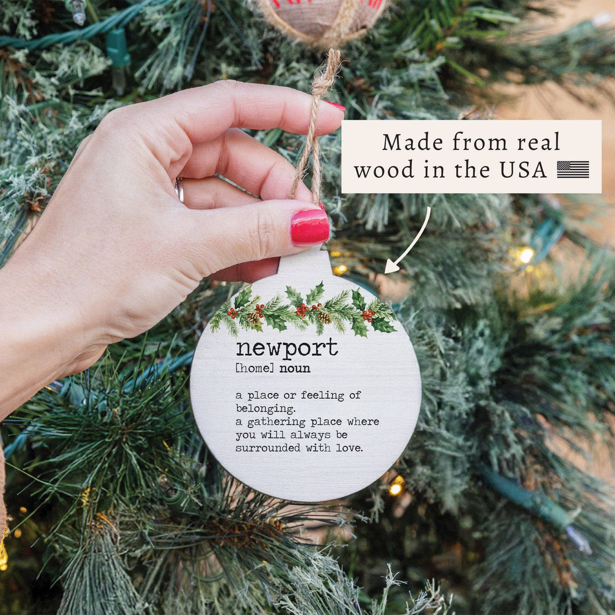 Newport Definition Ornament