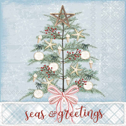 Seas & Greetings Cocktail Napkins
