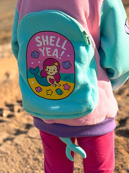 Mermaid Pouch Zip Up