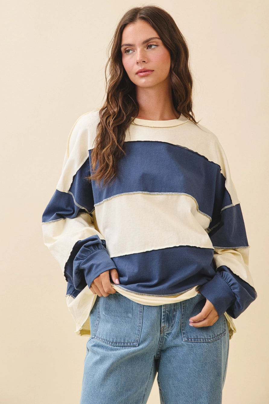 Color Block Long Sleeve