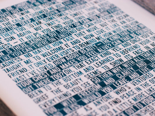 Watercolor Mermaid Poem