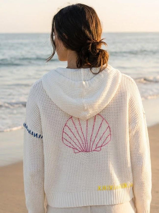 Coastal Knit Zip Up