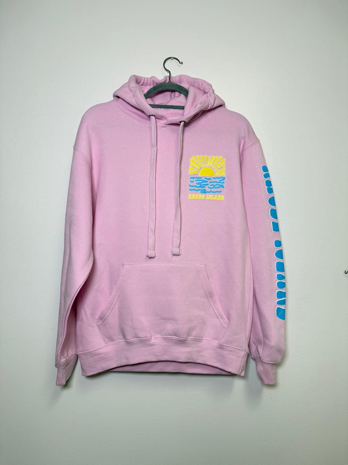 Pink RI WAVE Hoodie
