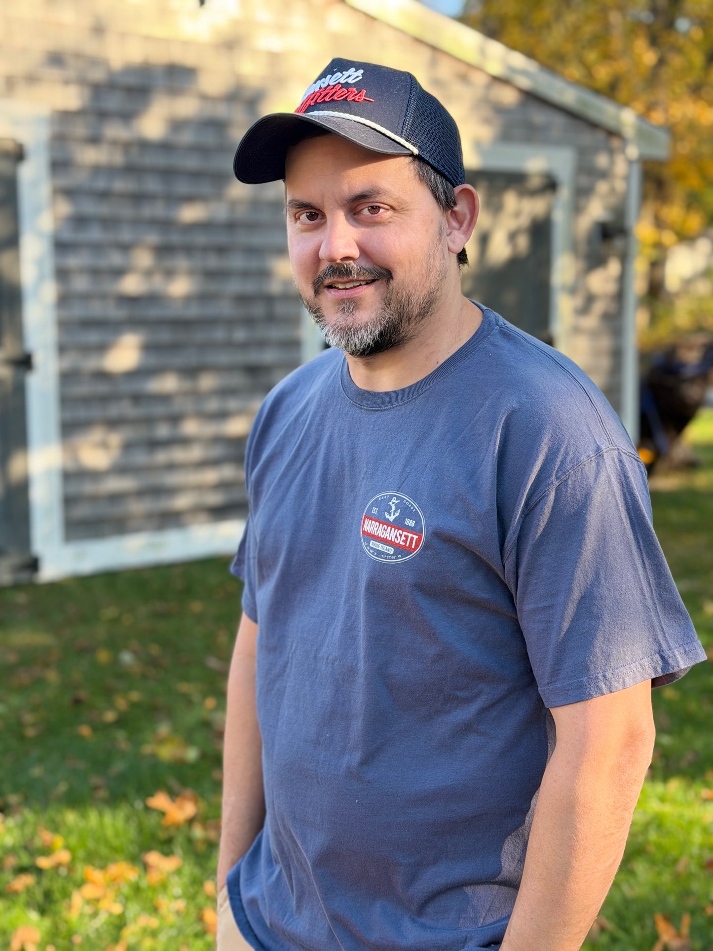 Narragansett Red Stripe Tee