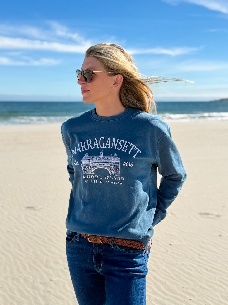 Narragansett Towers Burnout Sweatshirt