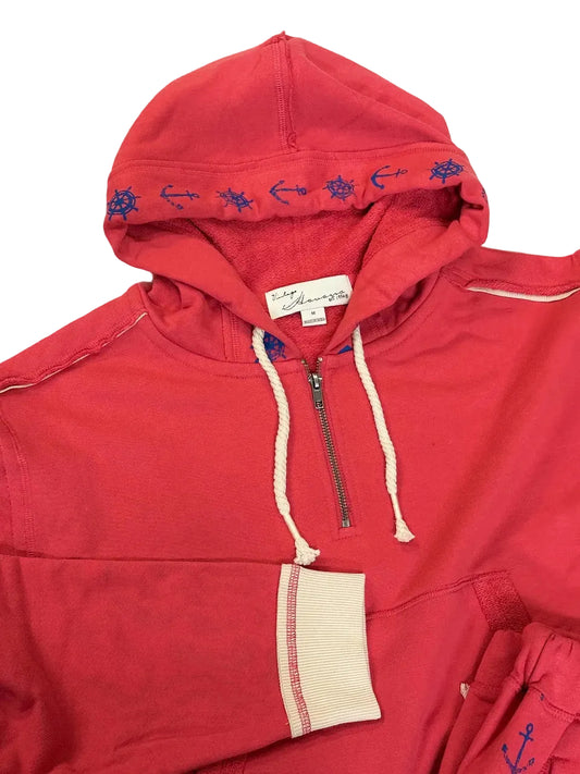 French Terry Nautical Hoodie