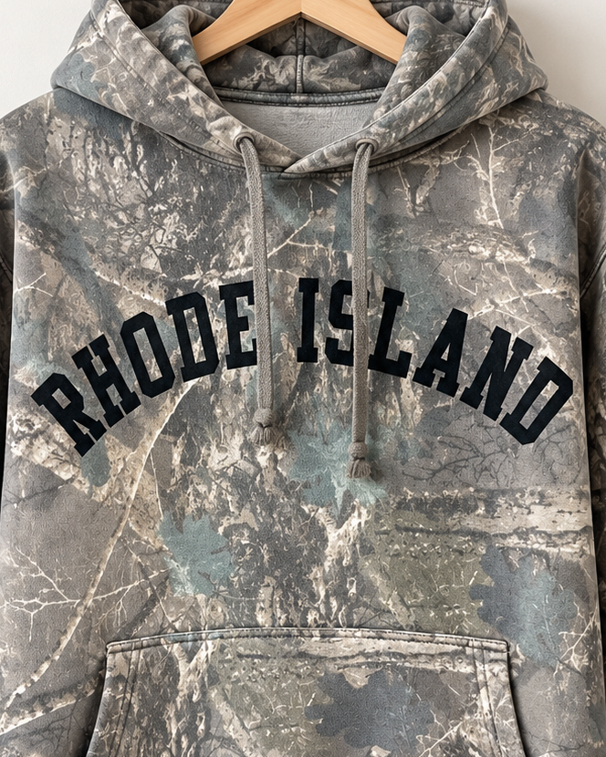 Rhode Island Camo Hoodie