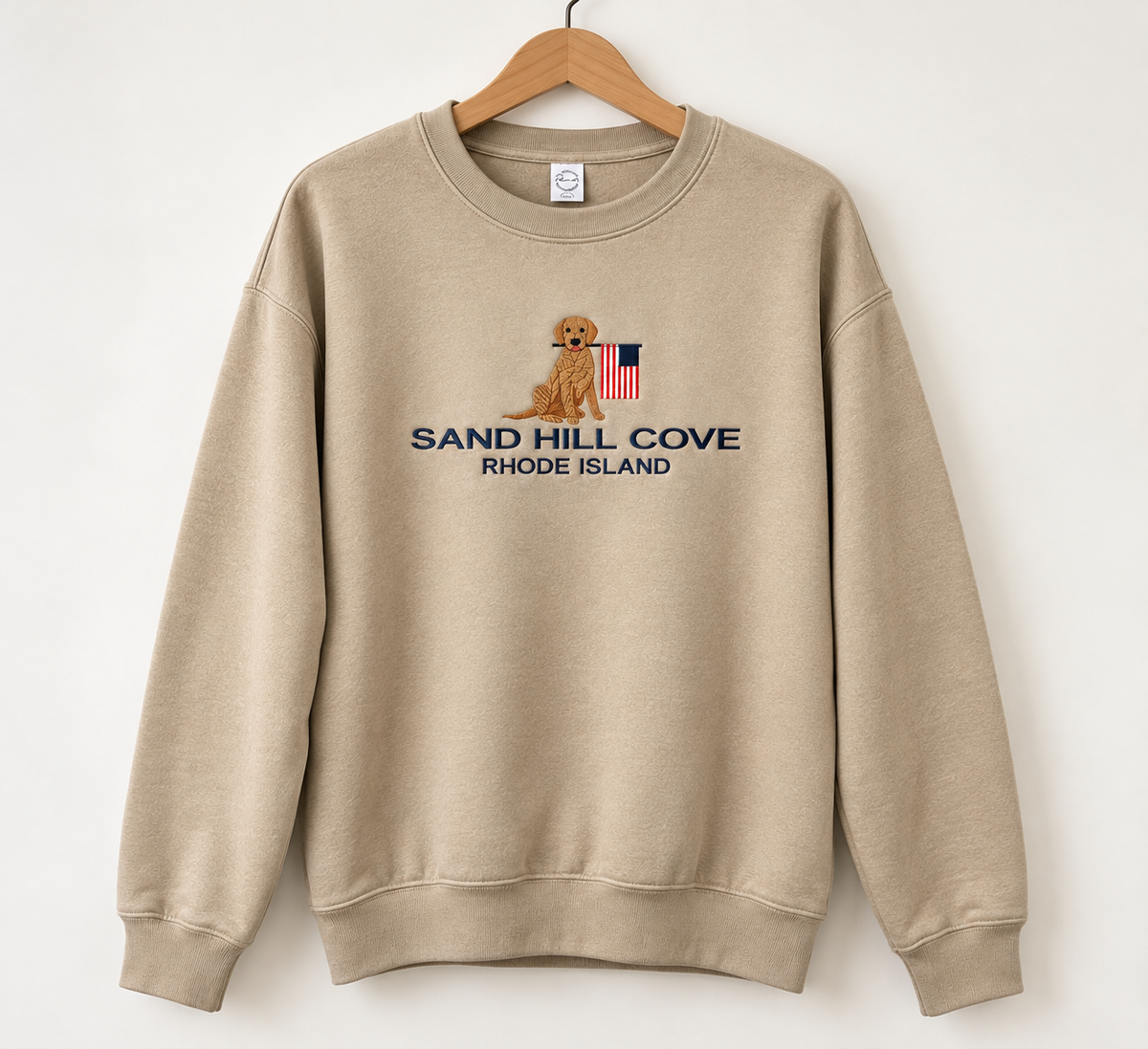 Sand Hill Cove Golden Flag Sweatshirt | Sand
