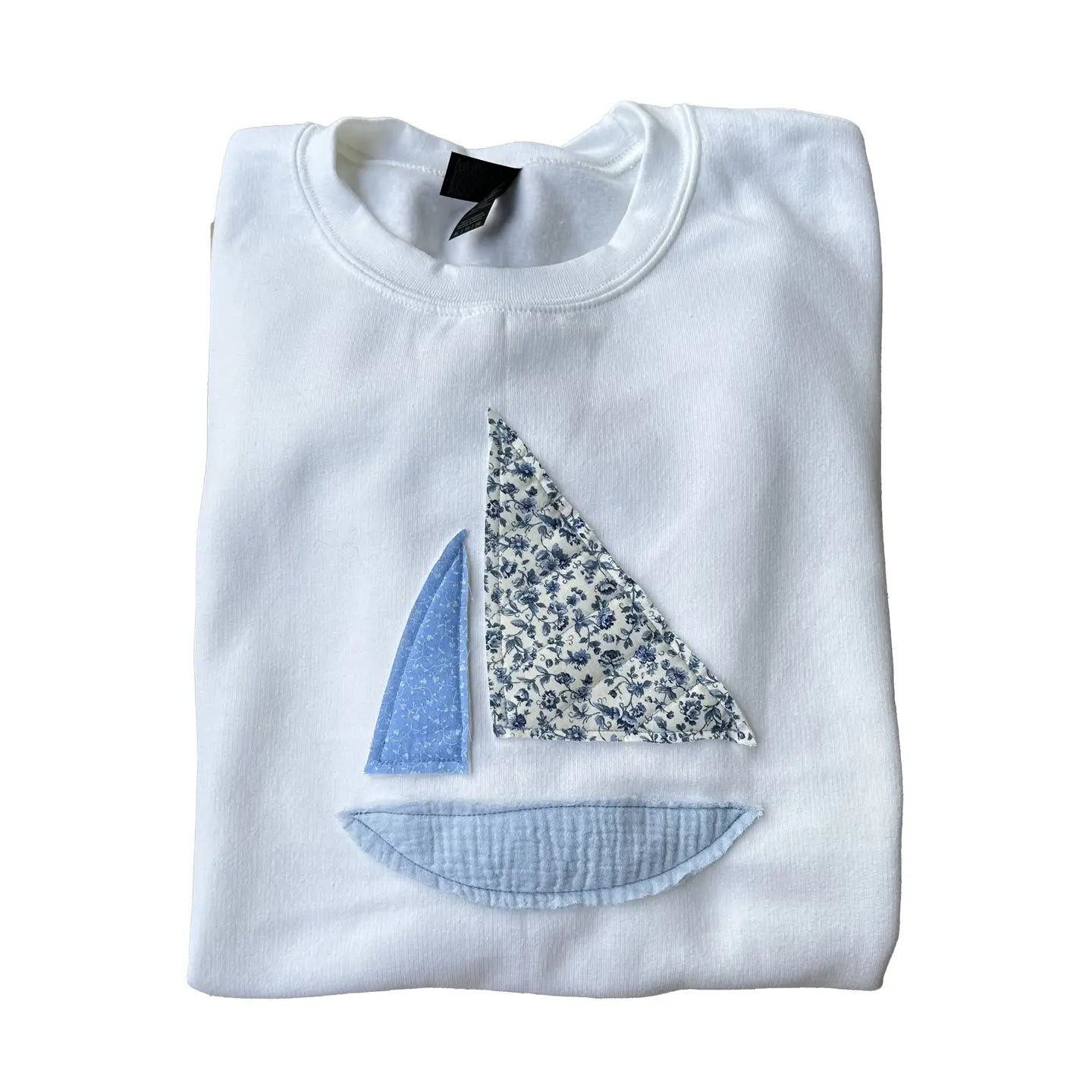 Patchwork Sailboat Sweatshirt