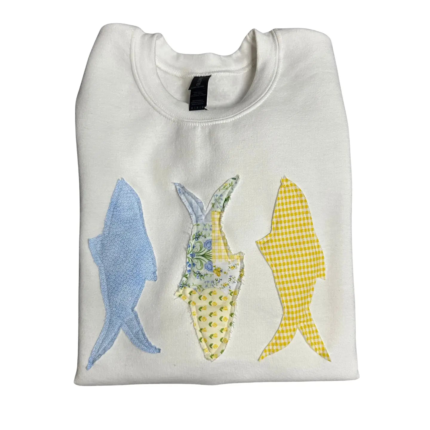 Patchwork Fish Sweatshirt