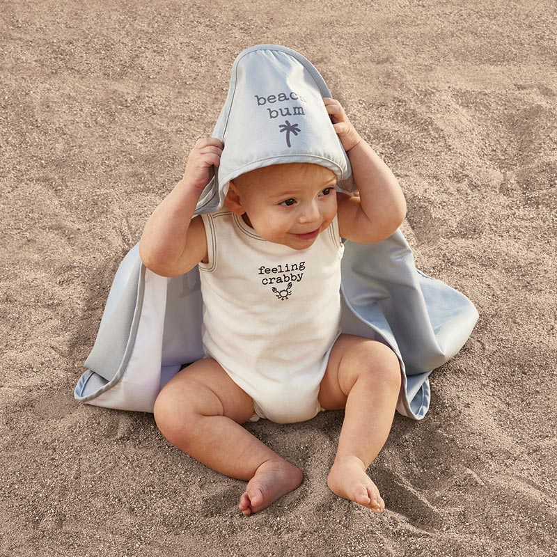 Beach Bum Hooded Towel