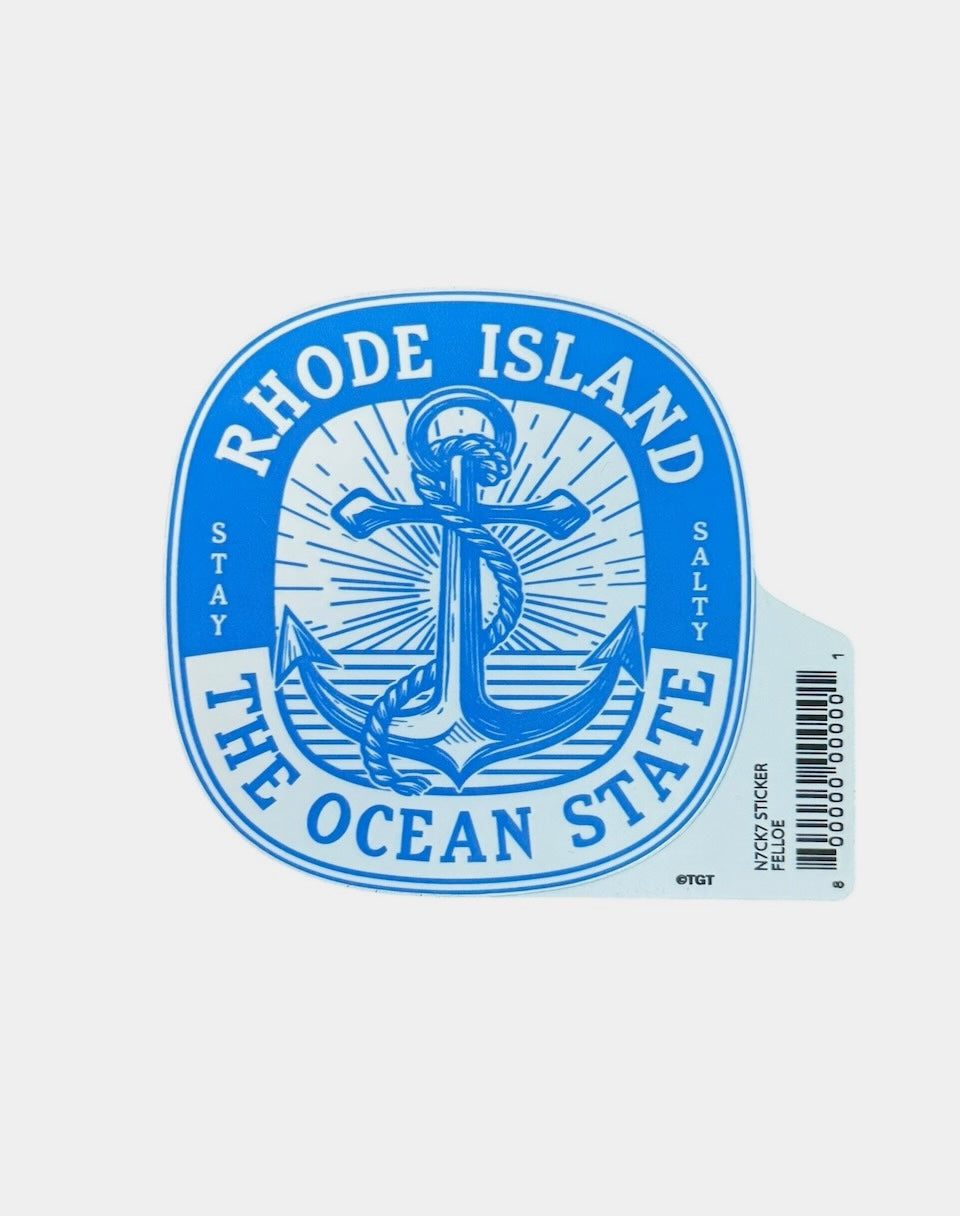 Rhode Island Anchor Sticker