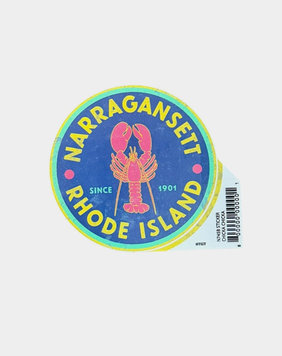 Narragansett RI Lobster Sticker