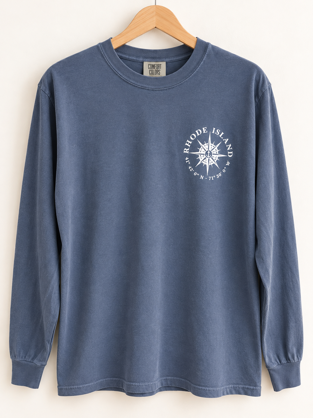 Classic Compass Long Sleeve | Blue