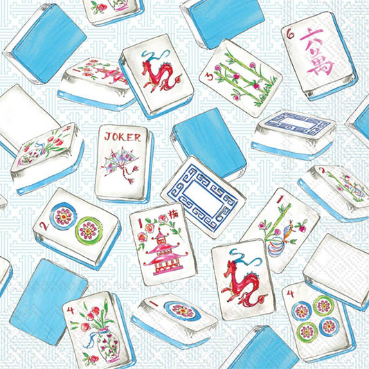 Mahjong Tile Cocktail Napkins