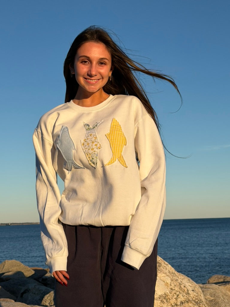 Patchwork Fish Sweatshirt – Gansett Outfitters