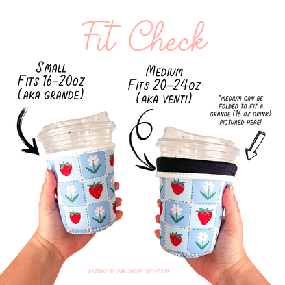 New England Summer | Reusable Coffee Sleeve: Medium