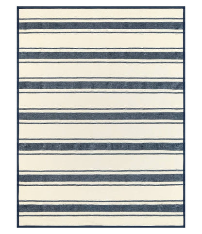Dockside Stripe Navy Blanket: Original
