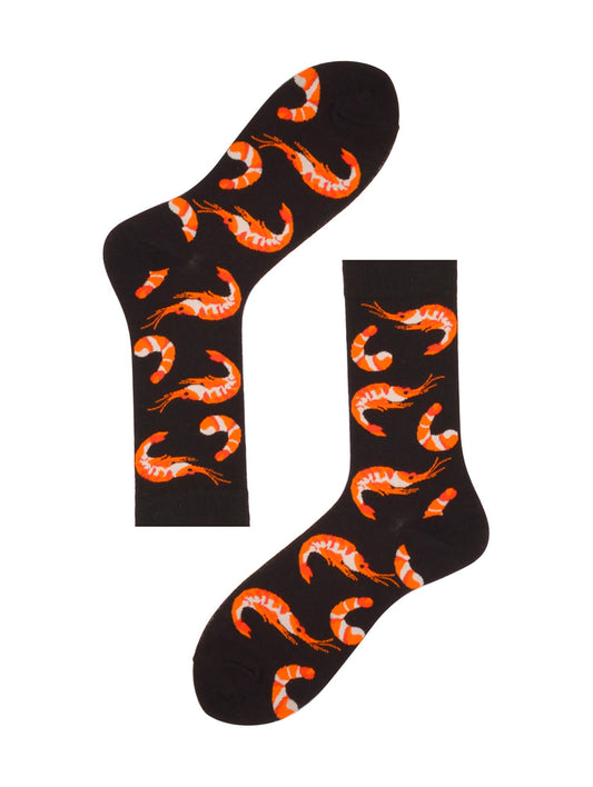 Sick Socks - Shrimp - Favorite Seafood Dress Casual Socks