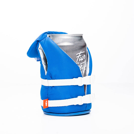 Insulated 12 oz Can Cooler - The Buoy - Varsity Blue