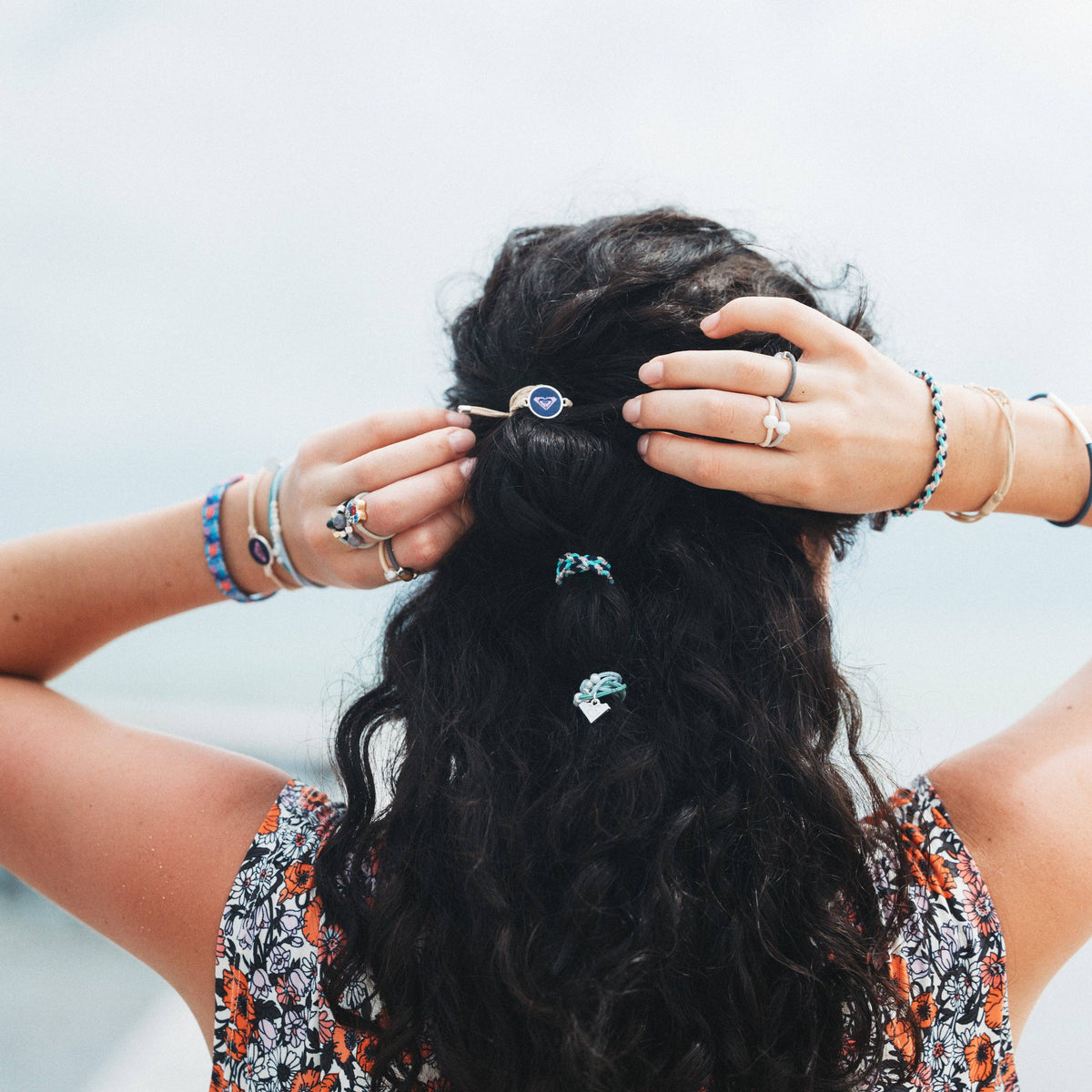Roxy Ocean Bloom Hair Tie Bracelets