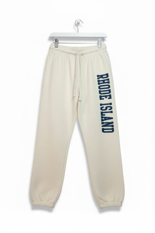 Rhode Island Jogger Sweatpant- Cream