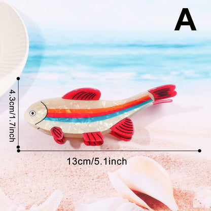 Colorful Fish Hair Clip