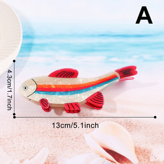 Colorful Fish Hair Clip