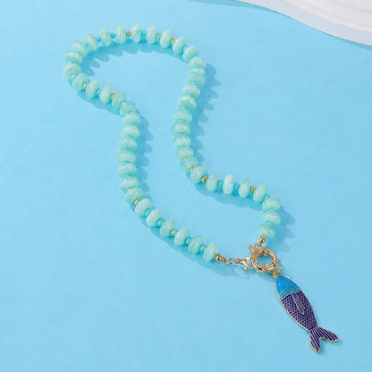 Fish Beaded Necklace