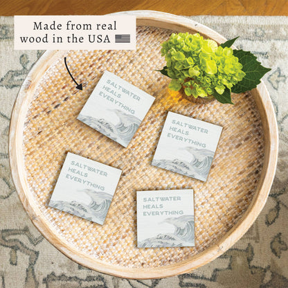 Saltwater Heals Coaster Set