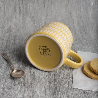 Ochre Imprint Stoneware Mug