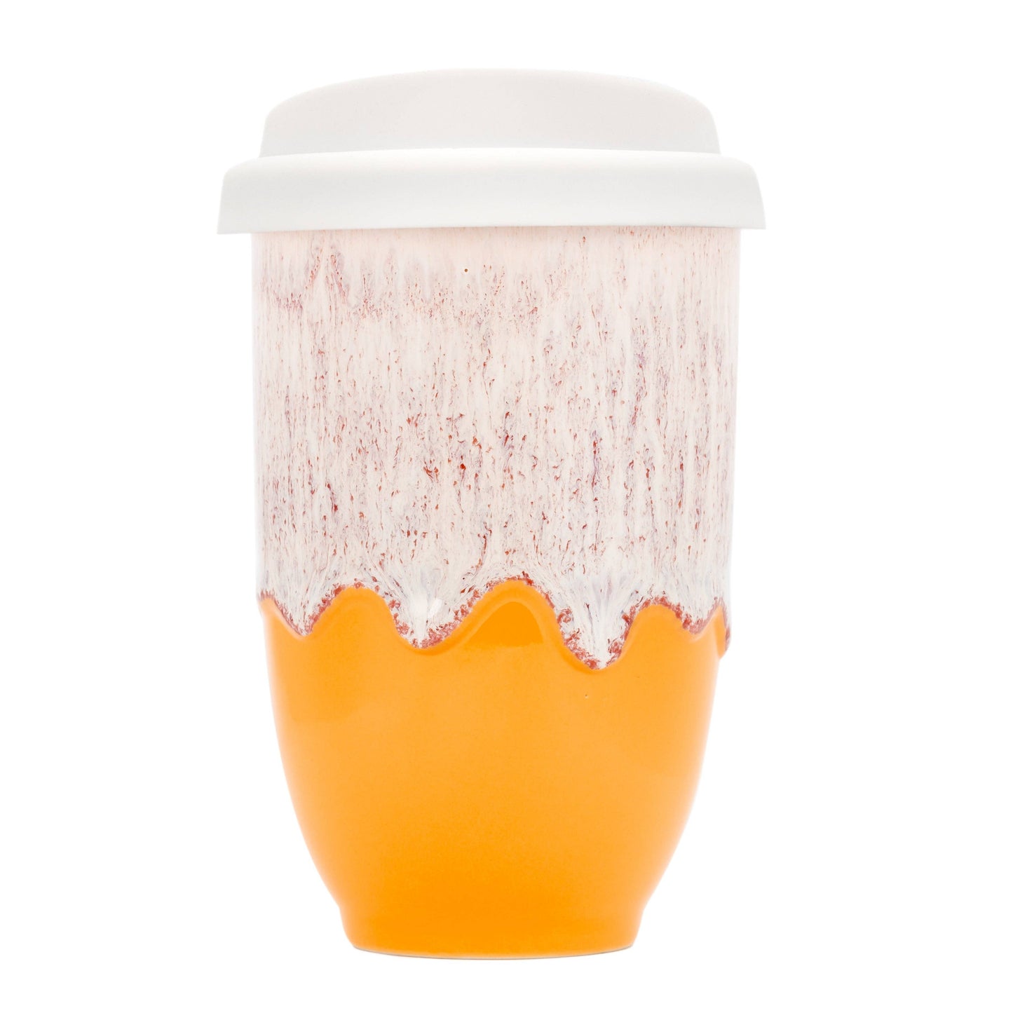 Grapefruit Ceramic Travel Mug