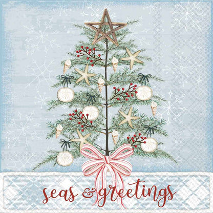 Seas & Greetings Cocktail Napkins