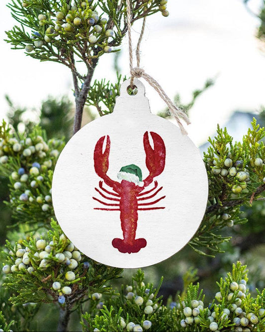 Santa Lobster Ornament