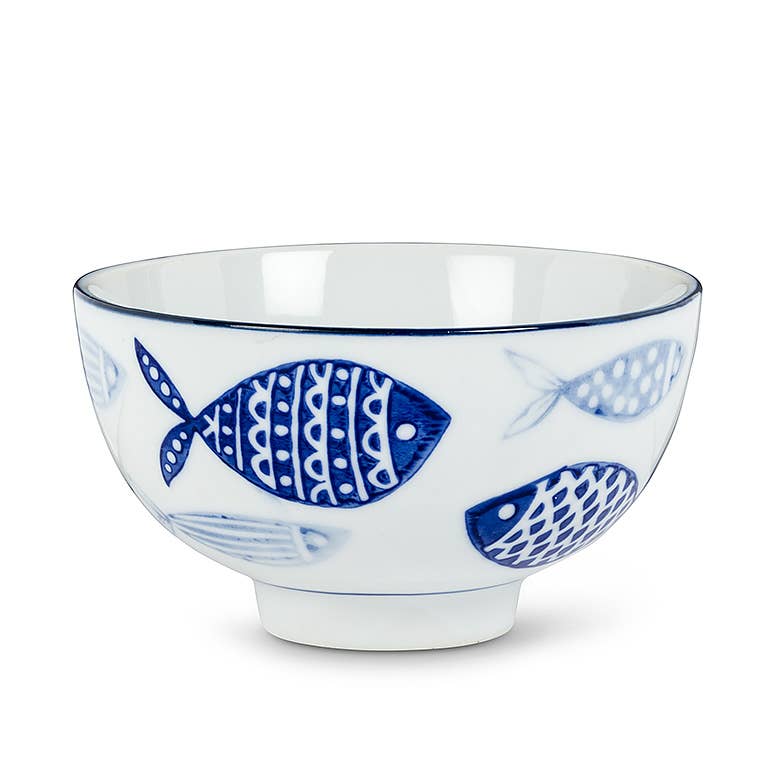 Multi Fish Rice Bowl-4" D
