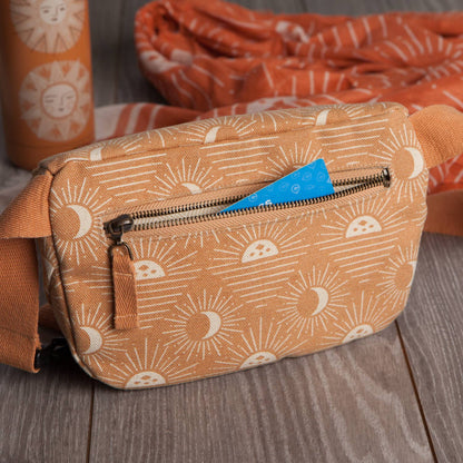 Soleil Cotton Canvas Hip Bag Adjustable Strap