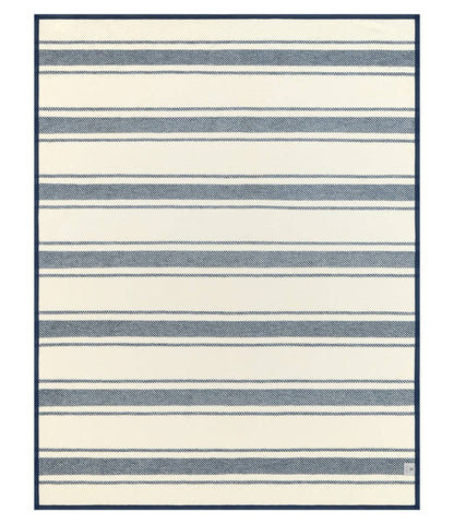 Dockside Stripe Navy Blanket: Original