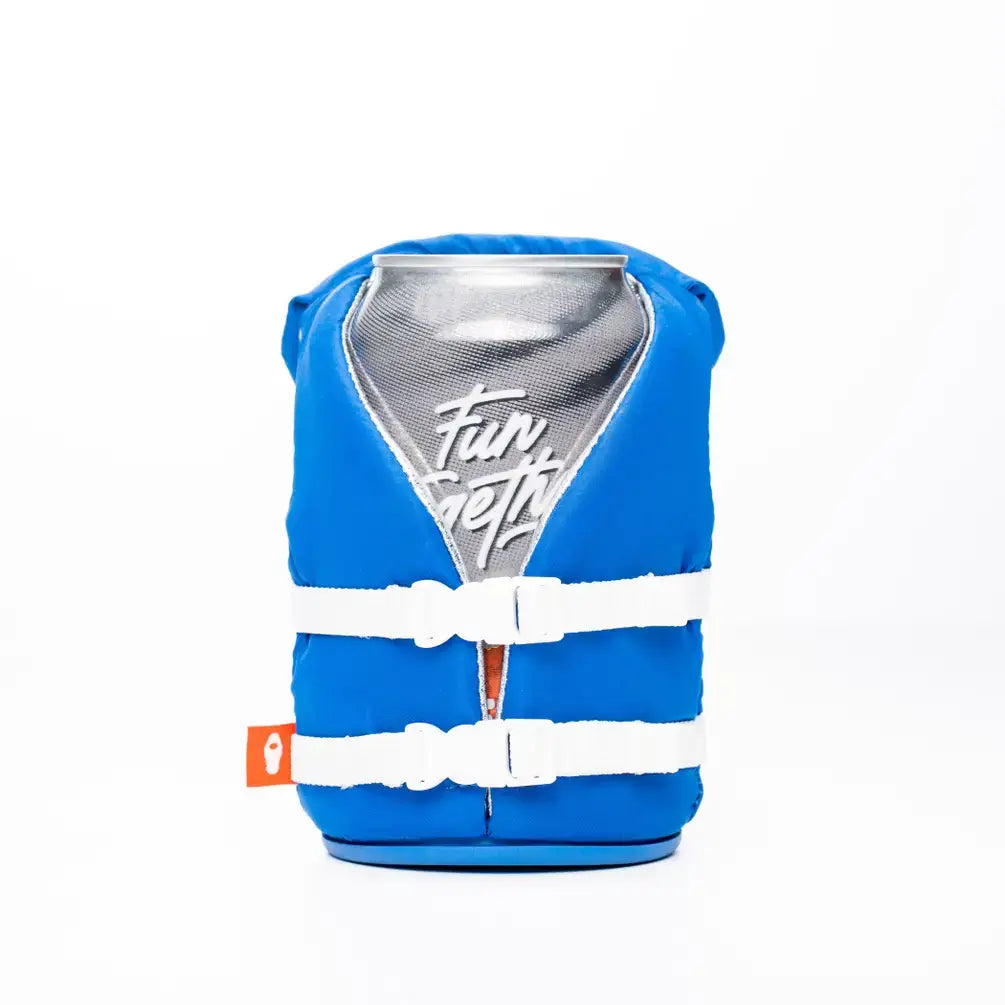 Insulated 12 oz Can Cooler - The Buoy - Varsity Blue