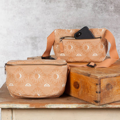 Soleil Cotton Canvas Hip Bag Adjustable Strap