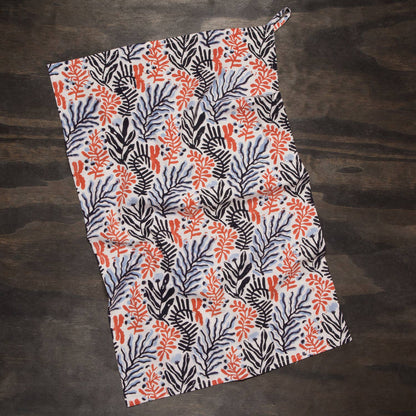 Entwine Cotton Block Printed Dishtowel