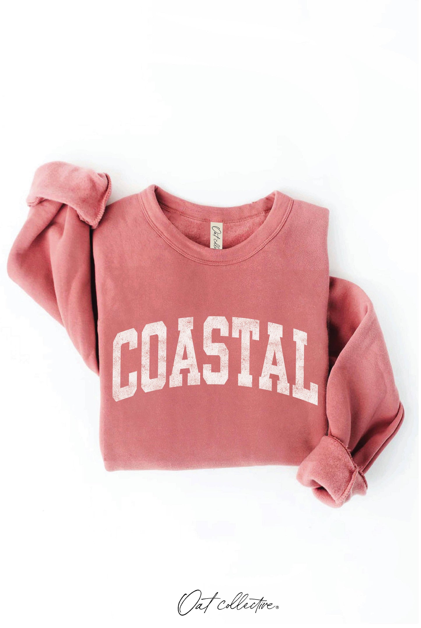 COASTAL Graphic Sweatshirt - Mauve