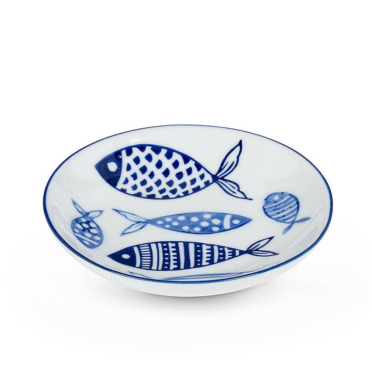 Multi Fish Rd Shallow Dish-4" D