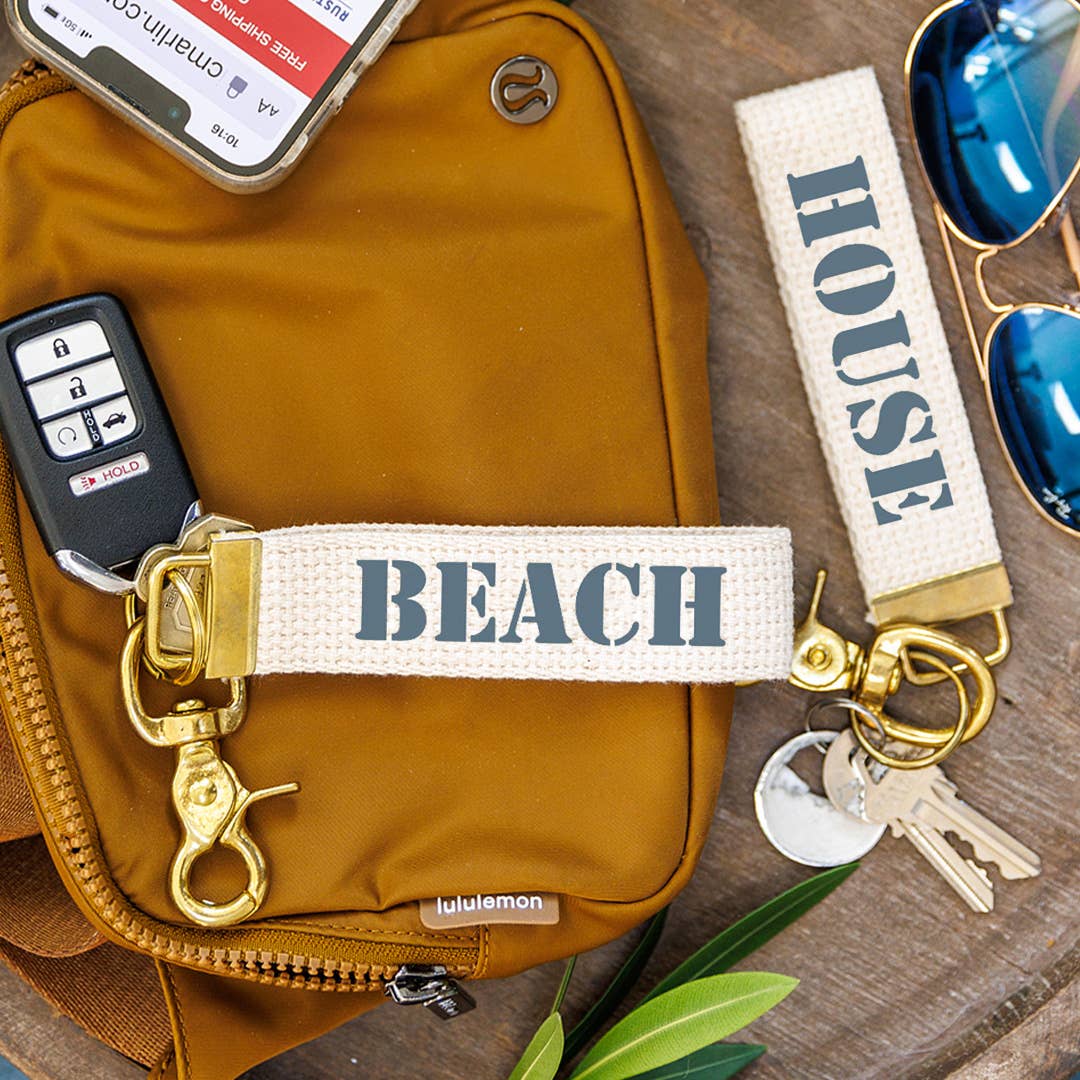 Beach House Keychain