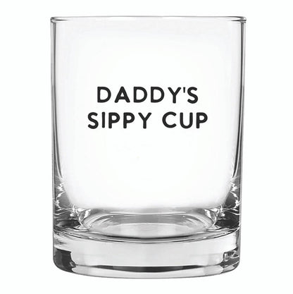 Dad and Daughter Glass + Sippy Cup Set