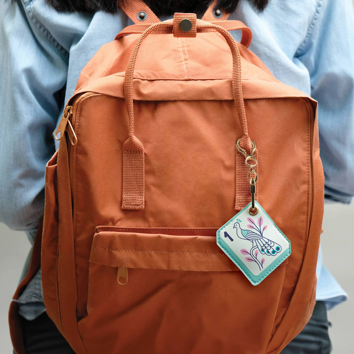 Mahjong Bag Charm & AirTag Holder