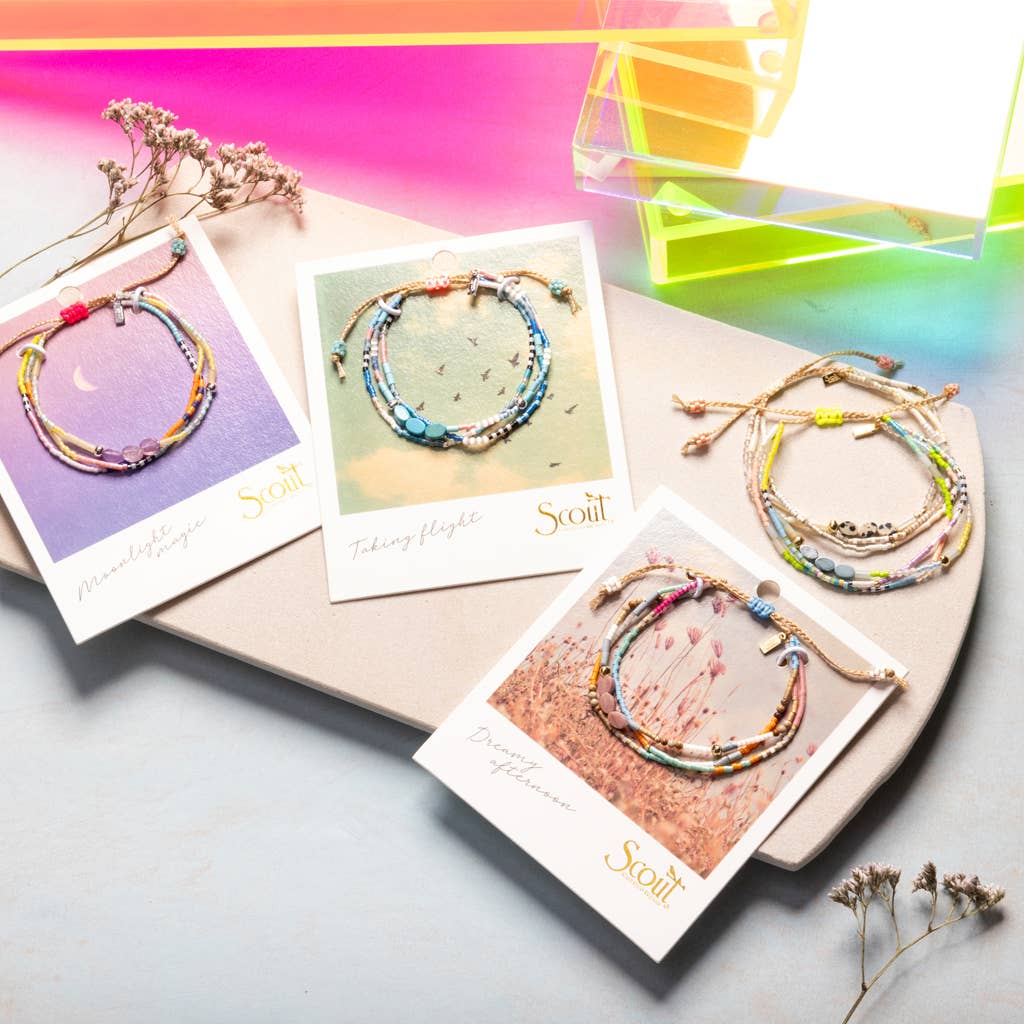 Mixed Media Bracelet - Stargazing