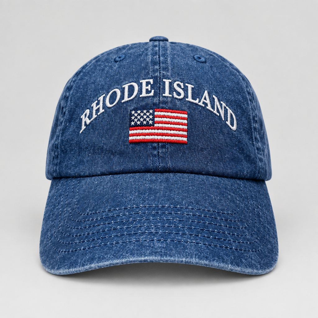 Rhode Island USA Flag Hat