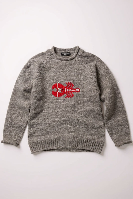 Adult Lobster Alpaca Knit Sweater