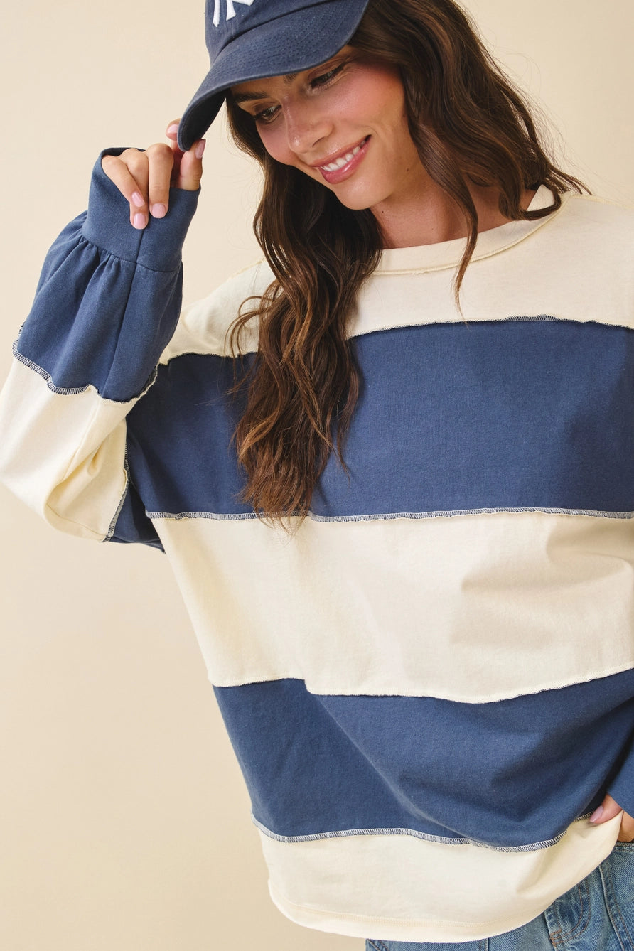 Color Block Long Sleeve